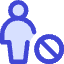 User Full Body Block Remove Icon from Core Duo Set