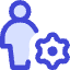 User Full Body Setting Gear Icon from Core Duo Set