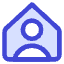 User Home Single Icon from Core Duo Set