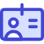 User Identifier Card Icon from Core Duo Set
