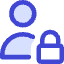 User Lock Privacy Icon from Core Duo Set