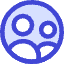 User Multiple Circle Icon from Core Duo Set