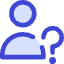 User Question Query Icon from Core Duo Set