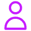 User Solo Icon from Core Neon Set