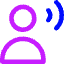 User Speaking Icon from Core Neon Set