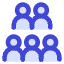 User Team Group Member Icon from Core Duo Set