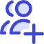 Users Group Add Icon from Core Duo Set