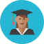Student Woman 2 Icon from Kameleon Colors - Free Set