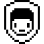 Single User Shield Icon from Pixel - Free Set