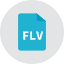 Flv File Icon from Kameleon Colors Set
