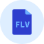 Flv File Icon from Kameleon Duo Set