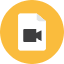 Movie File 2 Icon from Kameleon Colors Set