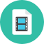 Movie File 3 Icon from Kameleon Colors Set