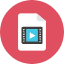 Movie File 4 Icon from Kameleon Colors Set