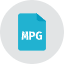 Mpg File Icon from Kameleon Colors Set