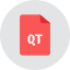 Qt File Icon from Kameleon Colors Set