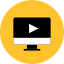 Play Computer Icon from Kameleon Pop Set