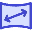 Vr Screen Size Resolution Icon from Core Duo Set