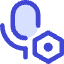Microphone Setting Bolt Nut Icon from Core Duo Set