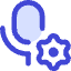 Microphone Setting Gear Icon from Core Duo Set