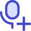Voice Mail Add Plus Icon from Core Duo Set