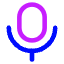 Voice Mail Mic Solo Icon from Core Neon Set