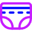 Diaper Icon from Core Neon Set