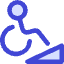 Disability Slope Icon from Core Duo Set