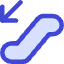 Escalator Down Icon from Core Duo Set