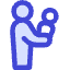 Signage Priority Infant Person Icon from Core Duo Set