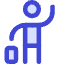 Taxi Hail Icon from Core Duo Set