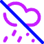 No Rain Cloud Icon from Core Neon Set