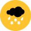 Snow Rain Icon from Kameleon Pop Set