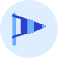 Wind Flag Icon from Kameleon Duo Set