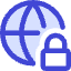 Globe Browser Vpn Lock Icon from Core Duo Set