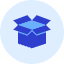 Box Open Icon from Kameleon Duo - Free Set