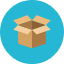 Box Open Icon from Kameleon Colors - Free Set