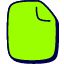 File Document Icon from Stickies Duo Set