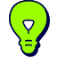 Light Bulb Idea Icon from Stickies Duo Set