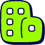Office Building Icon from Stickies Duo Set