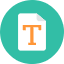 Text File Icon from Kameleon Colors - Free Set