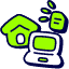 Work From Home Icon from Stickies Duo Set
