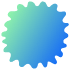 Organic Shape Abstract 4 Element from Gradient Shapes Set