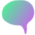 Organic Shape Bubble Element from Gradient Shapes Set