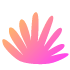 Organic Shape Bush 2 Element from Gradient Shapes Set