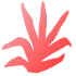 Organic Shape Bush 3 Element from Gradient Shapes Set