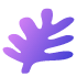 Organic Shape Leaves 13 Element from Gradient Shapes Set