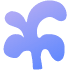 Organic Shape Leaves 7 Element from Gradient Shapes Set