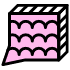 Bubble Square Element from Retro Shapes Set
