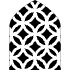 Abstract Arch Door Element from Geometric Shapes - Texturized Set
